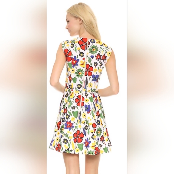 Suno Floral Mini Dress - Picture 2 of 7